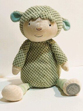 Hallmark There For You Crew Green Plush Sheep Stuffed Animal Toy 12"